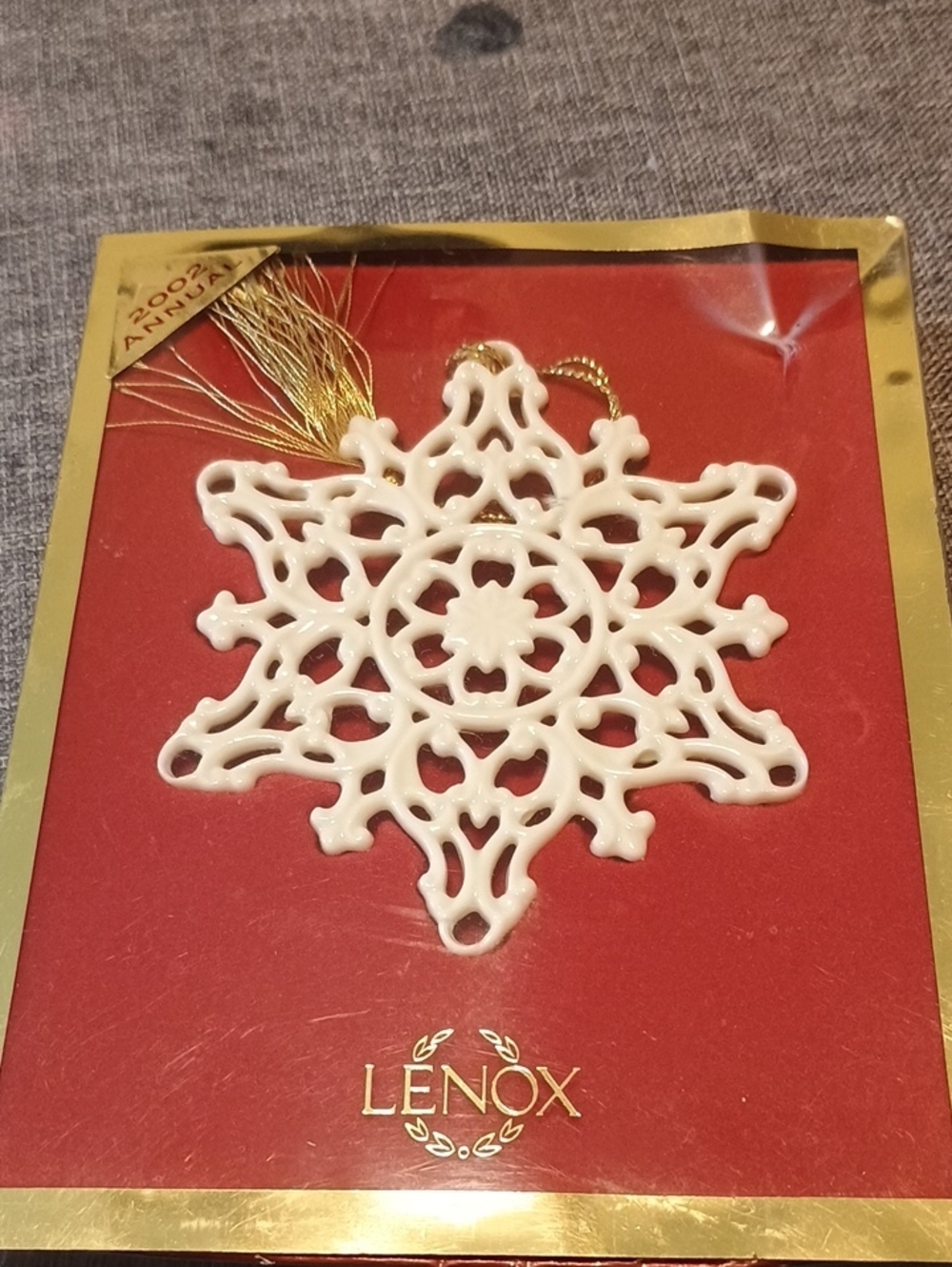 Lenox 2002 Annual Snowflake ❄️